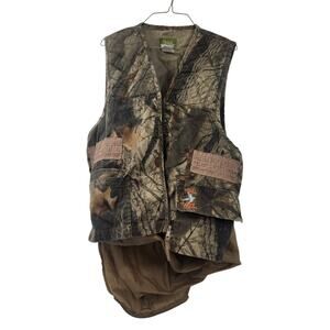 Quail Unlimited Camo Hunting Vest Men's Size Large L